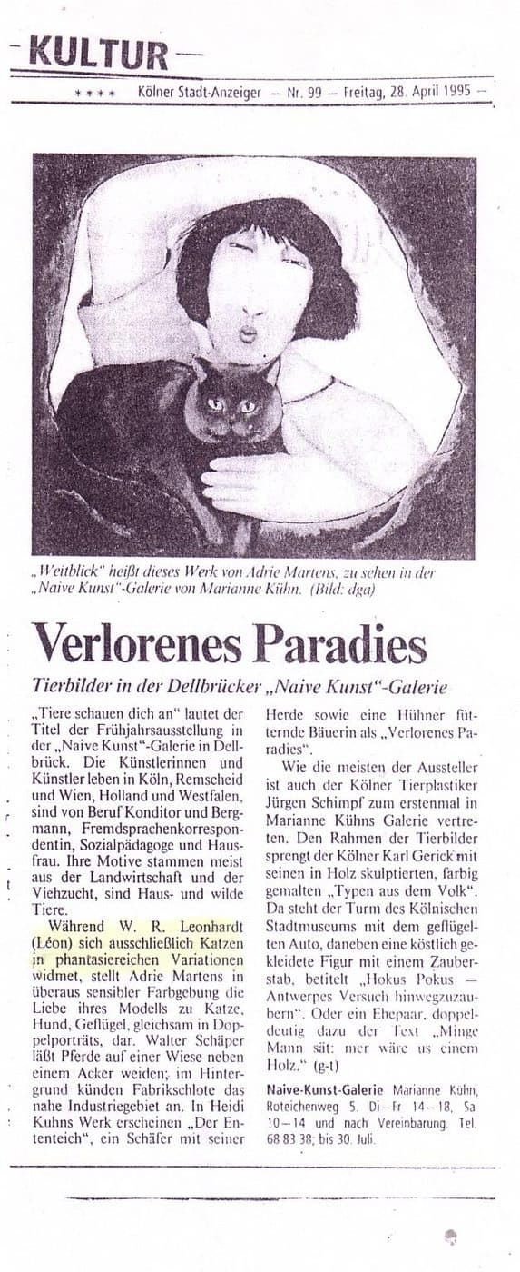 Kölner Stadt-Anzeiger, 28.04.1995